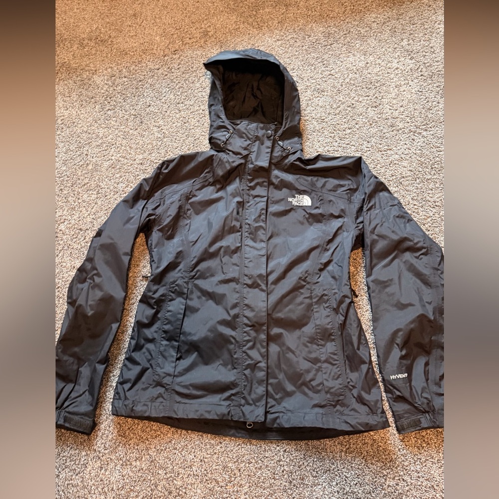 The North Face Women's Black Hooded lightweight Jacket
